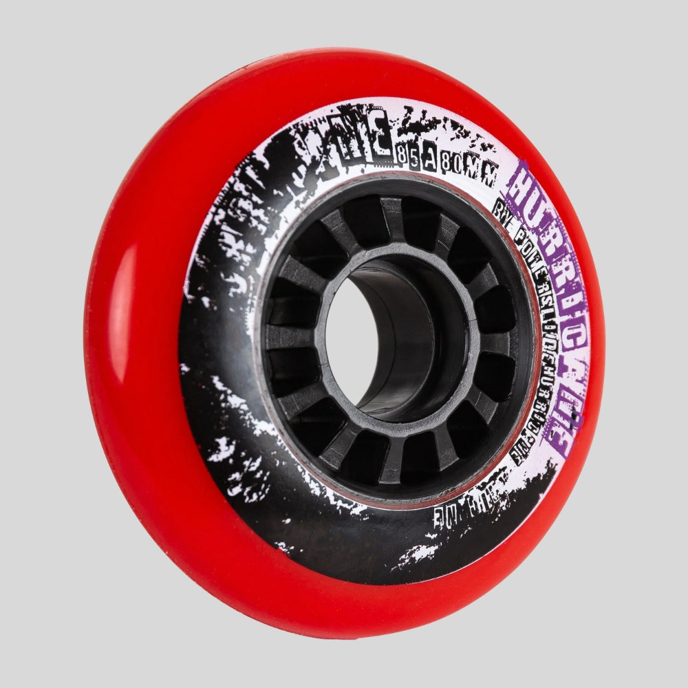 Powerslide Red Hurricane Wheels