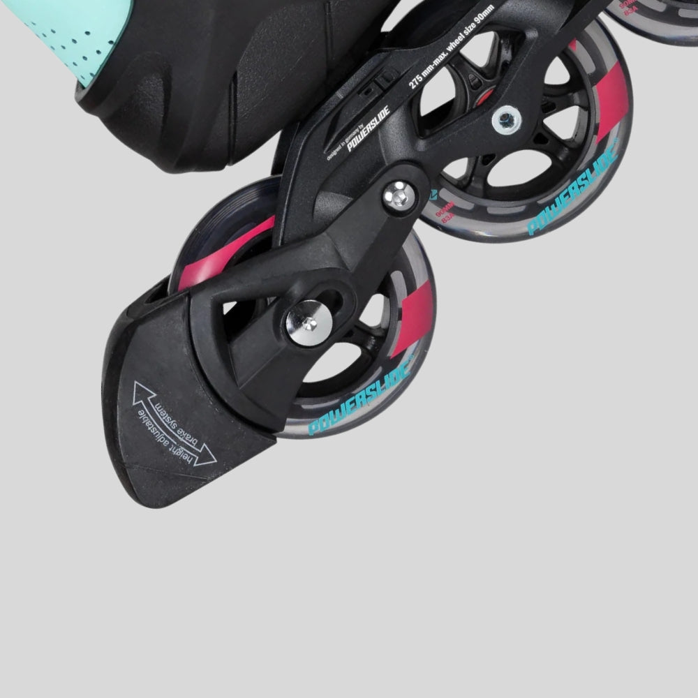 Powerslide Phuzion Radon Teal 90 - Brisbane City Skate